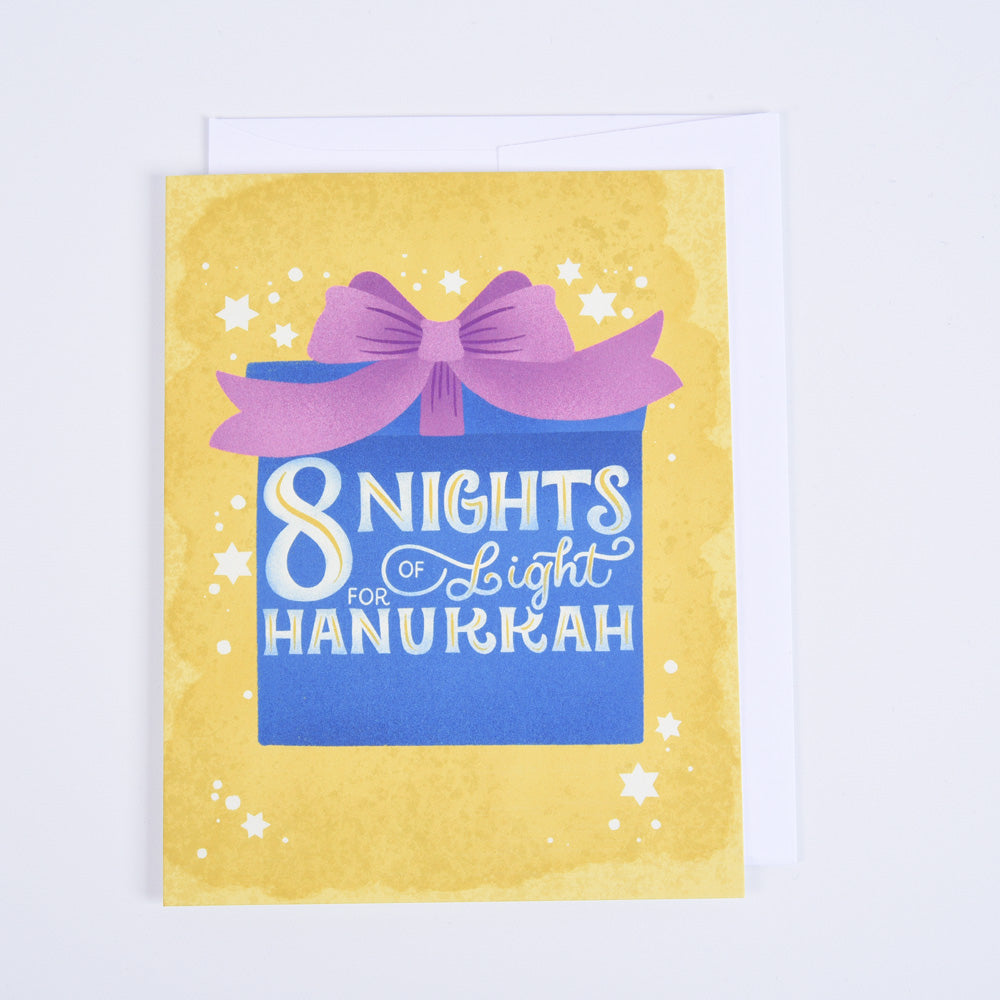 8 Nights of Light Hanukkah Greeting Card