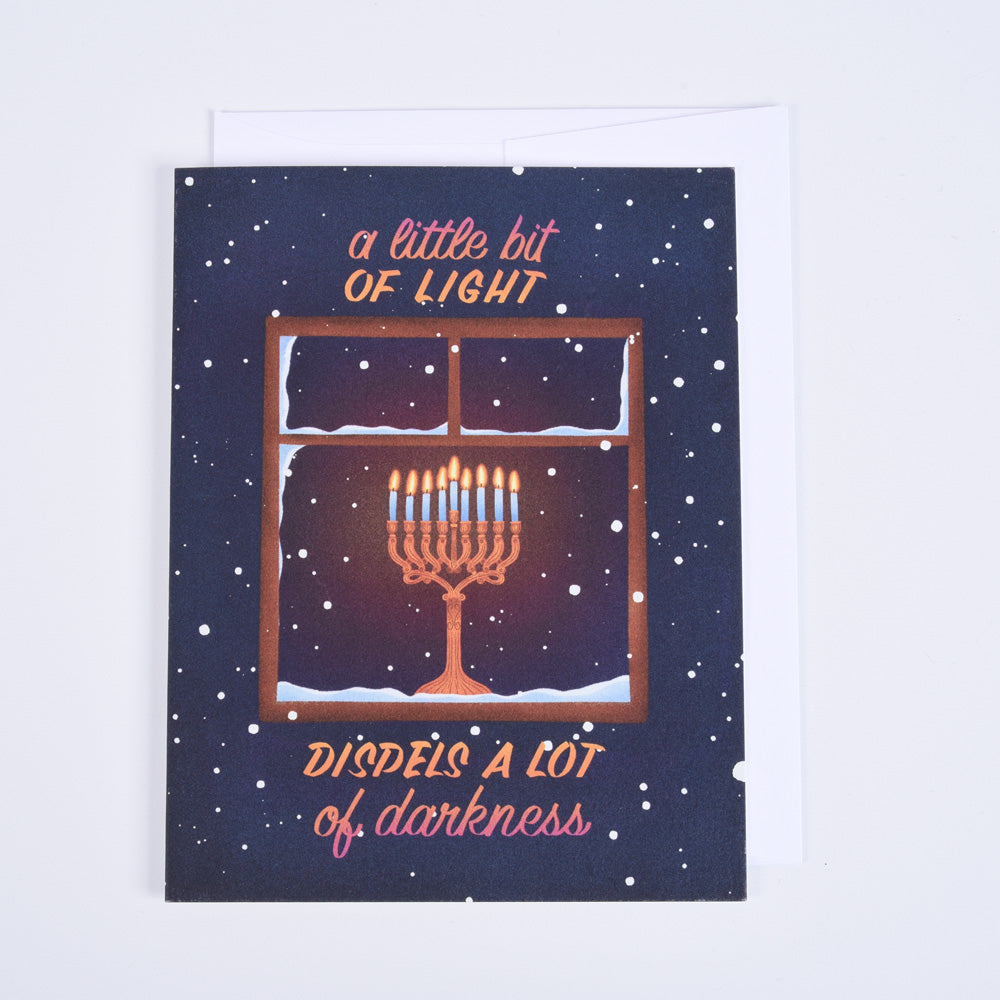 A Little Light Hanukkah Greeting Card