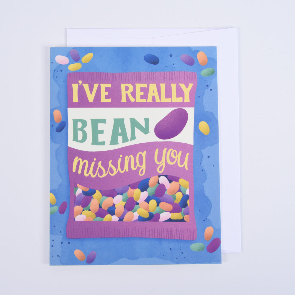 I've Bean Missing You Greeting Card