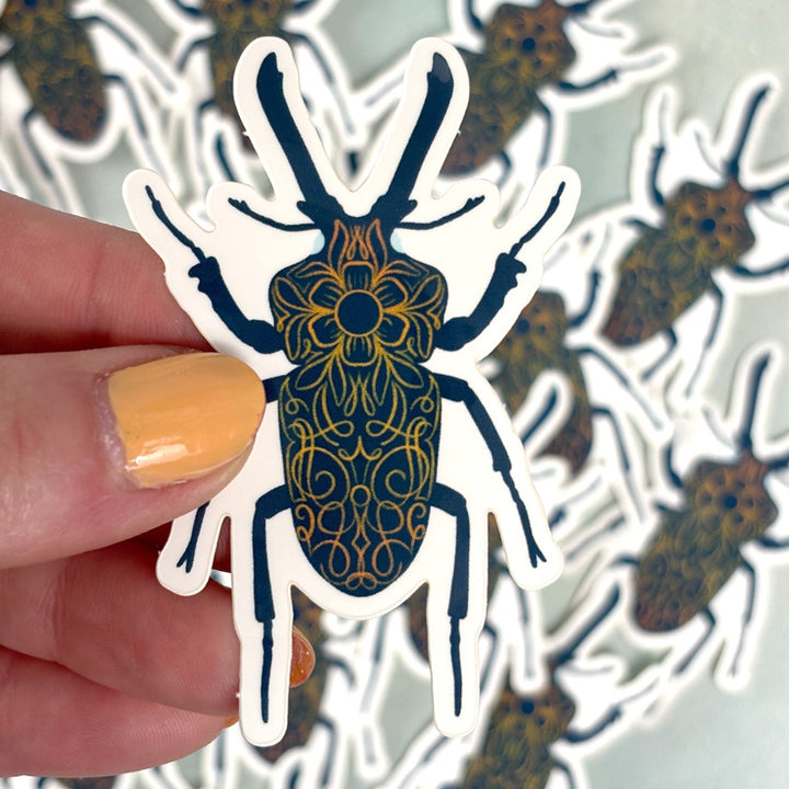 Stag Beetle Sticker