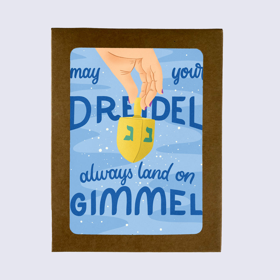 Dreidel Hanukkah Greeting Card Box Set