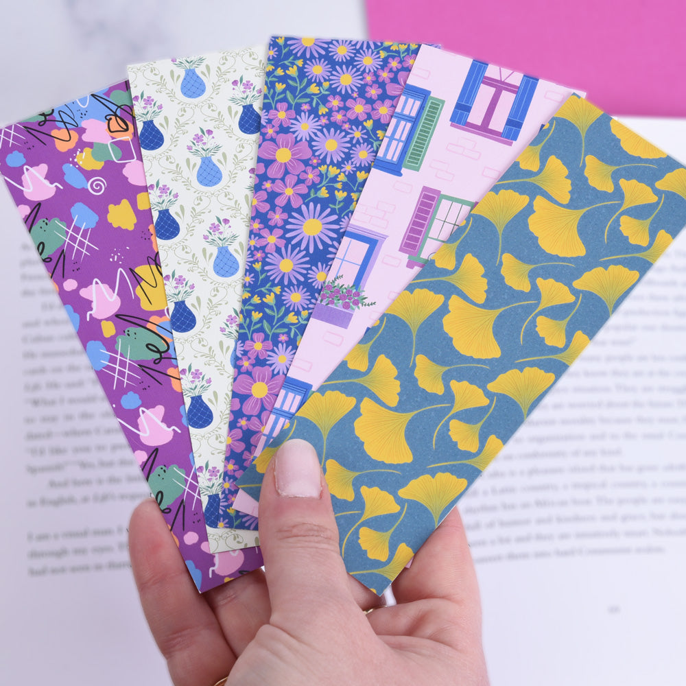 Flower Fields Bookmark