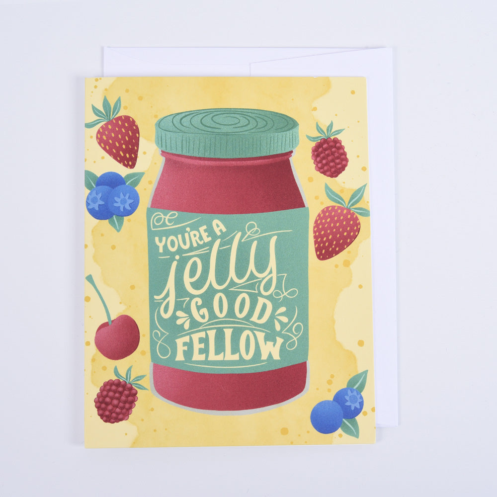 Jelly Good Fellow Congratulations Greeting Card