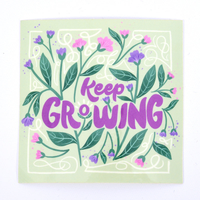 Keep Growing Sticker