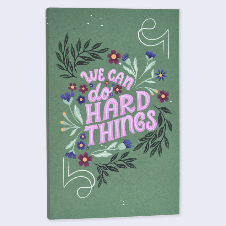 We Can Do Hard Things Flat Lay Notebook