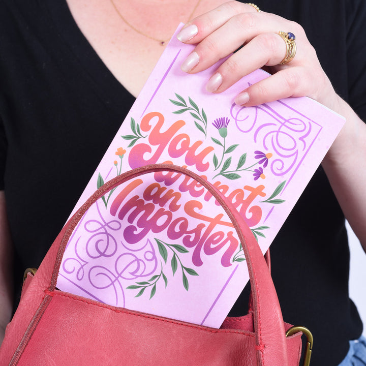 You Are Not An Imposter Flat Lay Notebook